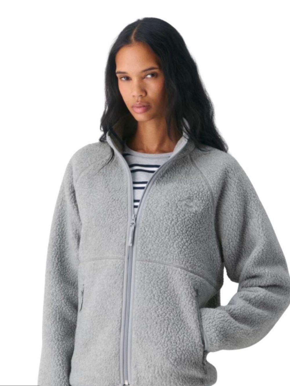 Aritzia TNA polartec thermal pro full zip fleece jacket size: M (402)